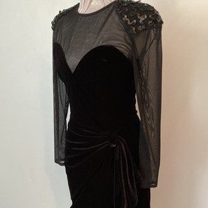 Vintage Black Velvet Beauty